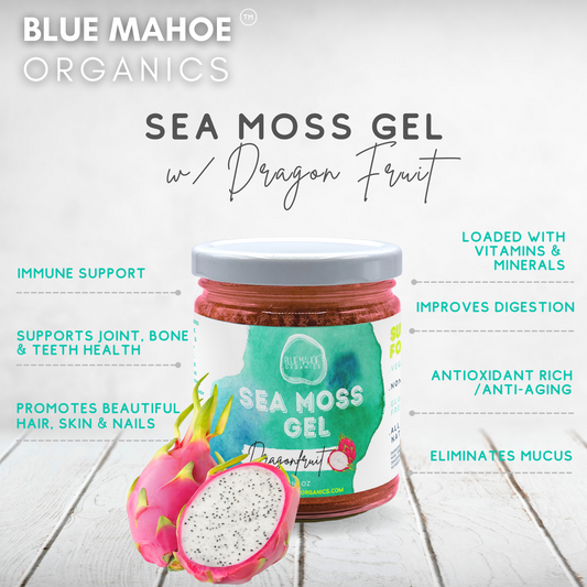 Sea Moss Gel w/ Dragon Fruit