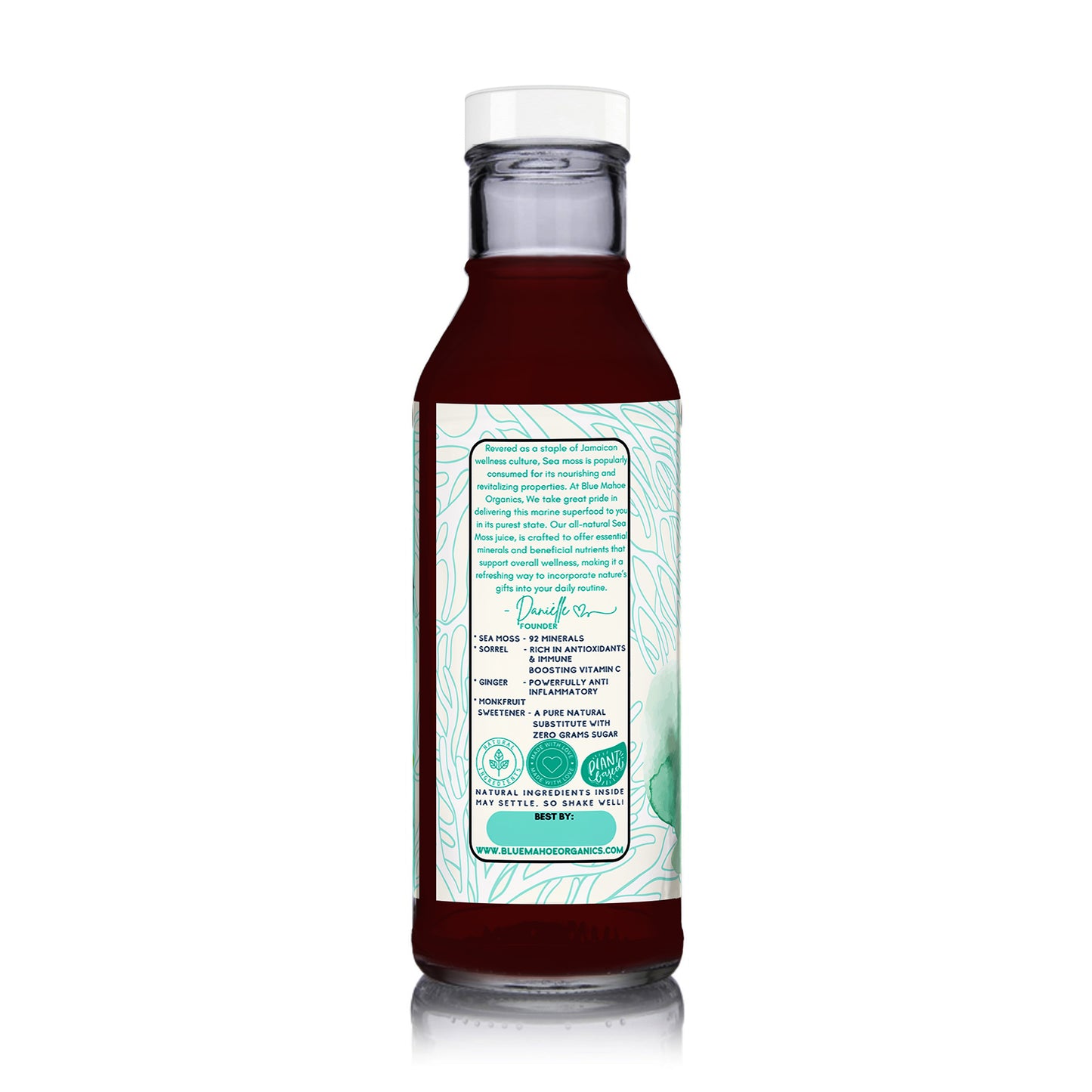 Jamaican Sorrel & Ginger Sea Moss Juice