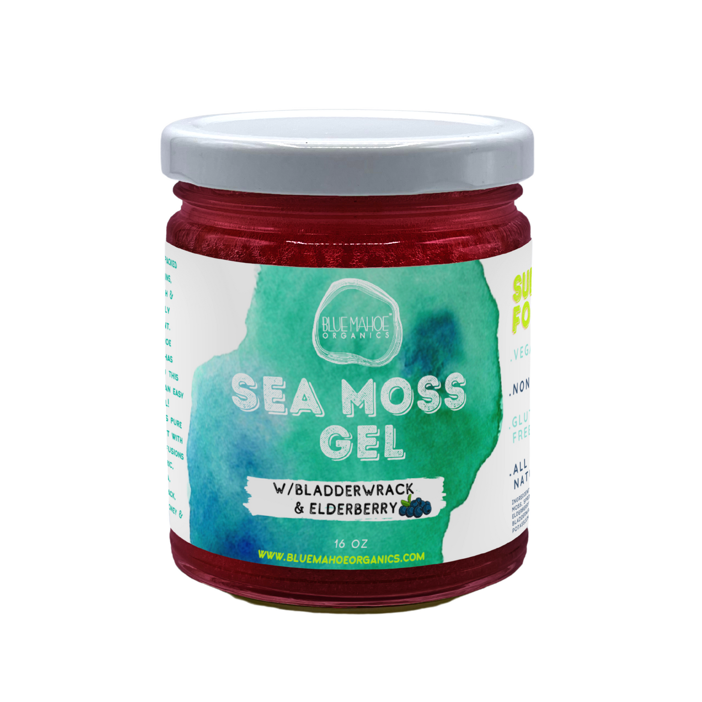 Sea Moss Gel w/ Elderberry & Bladderwrack