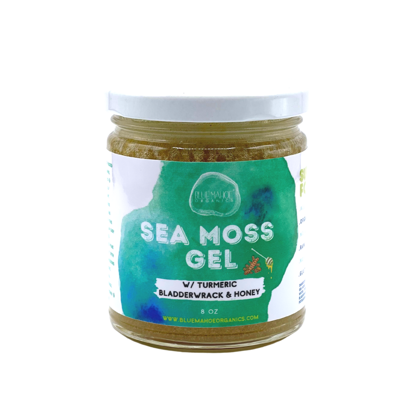 Sea Moss Gel w/ Turmeric, Bladderwrack & Honey 🍯