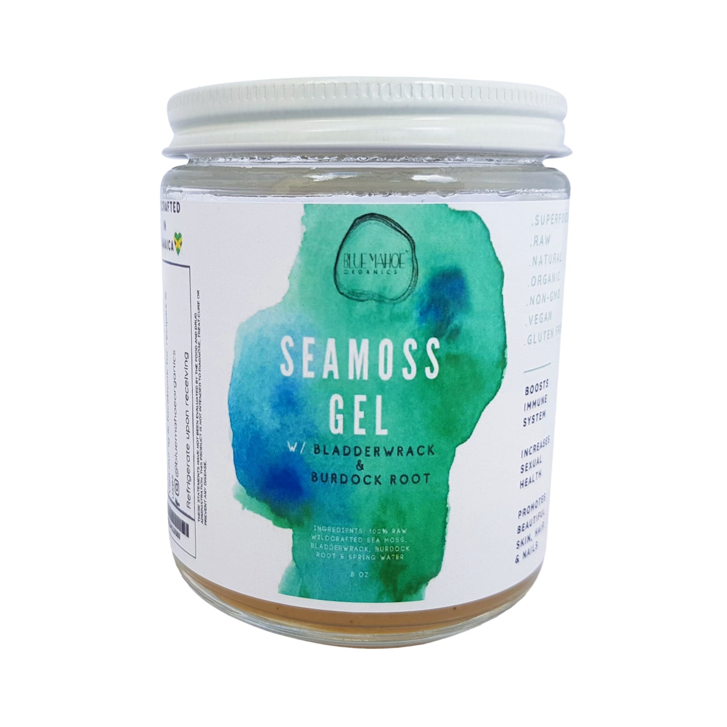 Sea Moss Gel w/ Bladderwrack & Burdock Root