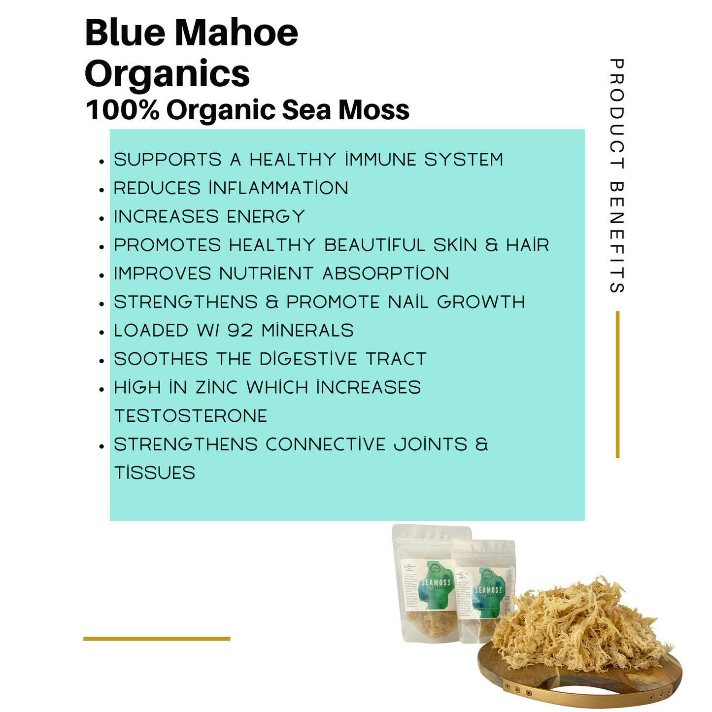 Raw Golden Sea moss